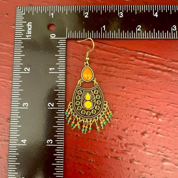 Fashion Jewelry Bohemian Dangle Earrings Retro Metal Hollow Earrings NEW # 200 - Picture 4 of 6